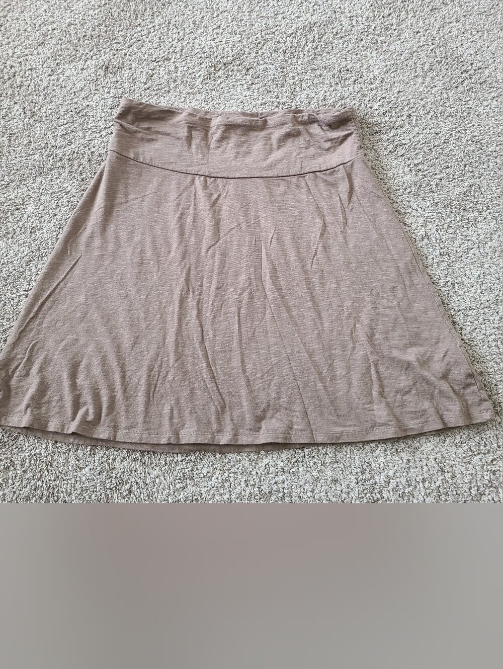 Horny Toad Toad &Co. Brown A Line Tencel Lyocell Jersey Mini Skirt Size M